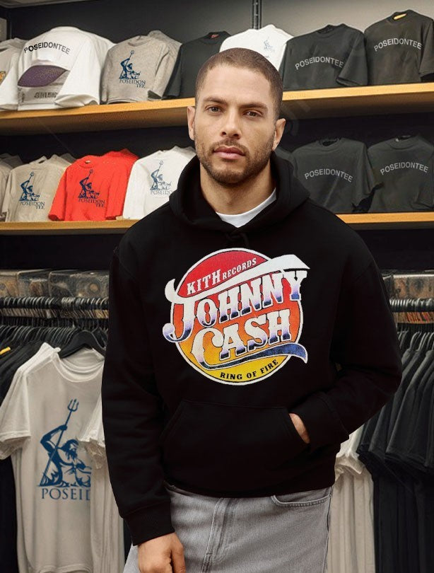 Kith Records For Johnny Cash Ring Of Fire T-shirt