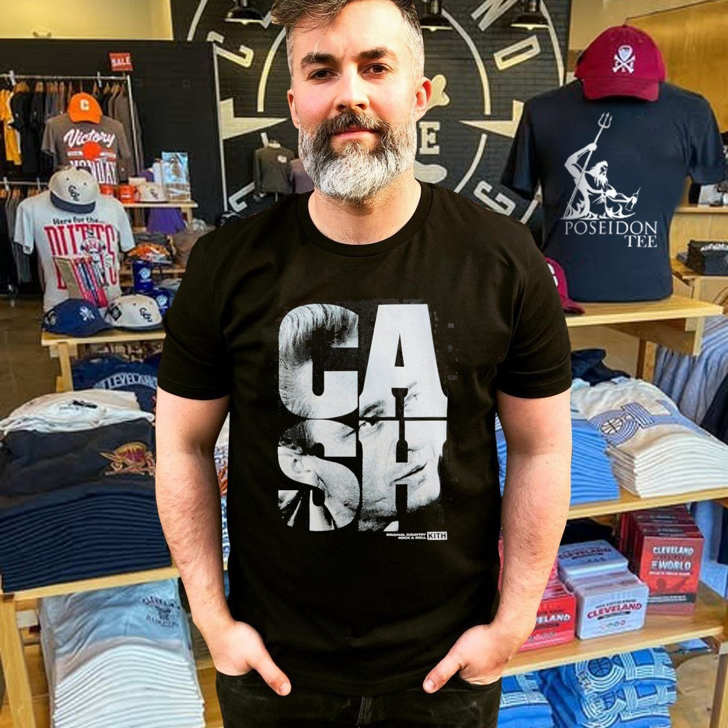 Kith Records For Johnny Cash Rock N Roll Vintage T-shirt