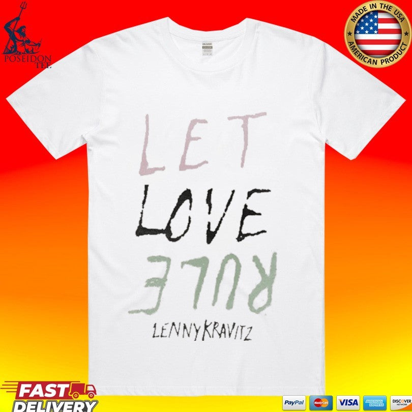 Lenny Kravitz Let Love Rule Tri-color T-shirt