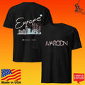 Maroon 5 Love Is Like Europe 2026 Tour Maroon T-shirt