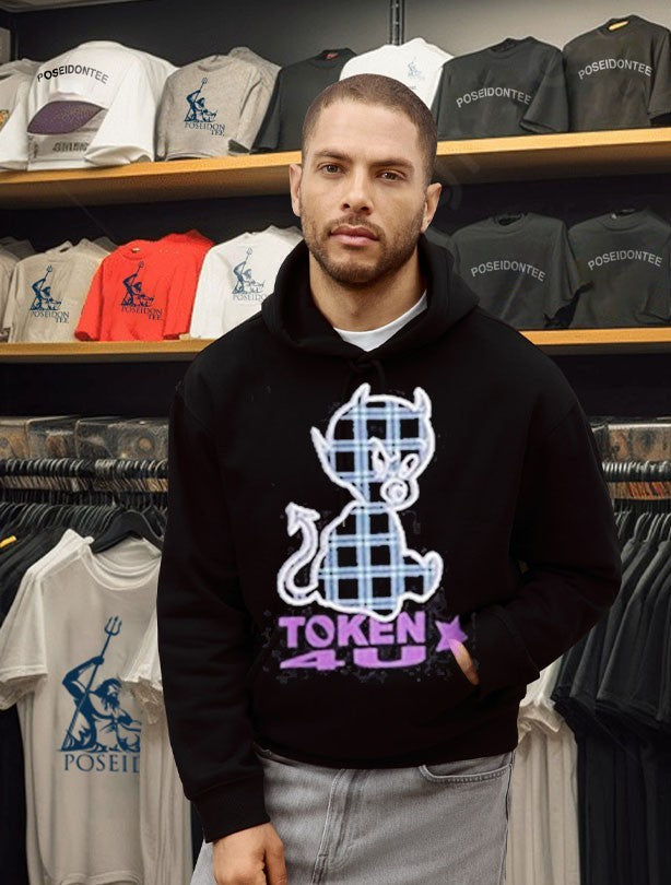 Note Token Nyc Plaid Baby Devil T-shirt