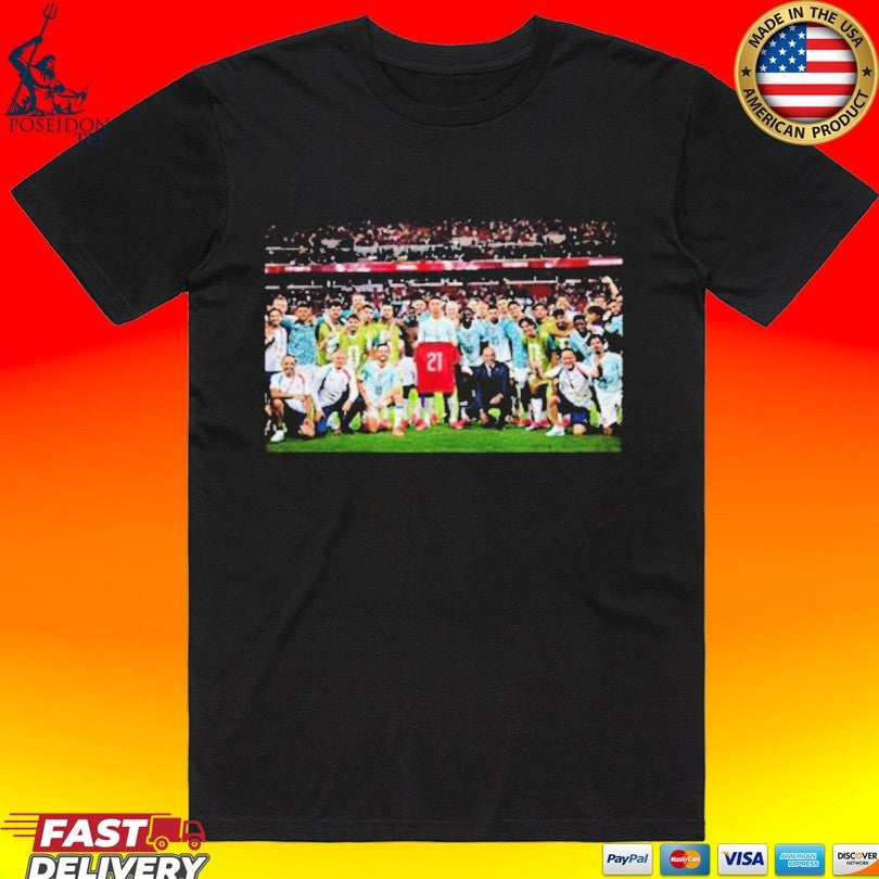 Portugal Team Photo Tribute To Diogo Jota Seremos Sempre 27+1 T-shirt
