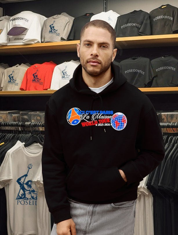 Psg Ici C’est Paris La Maison World Tour 2026 T-shirt