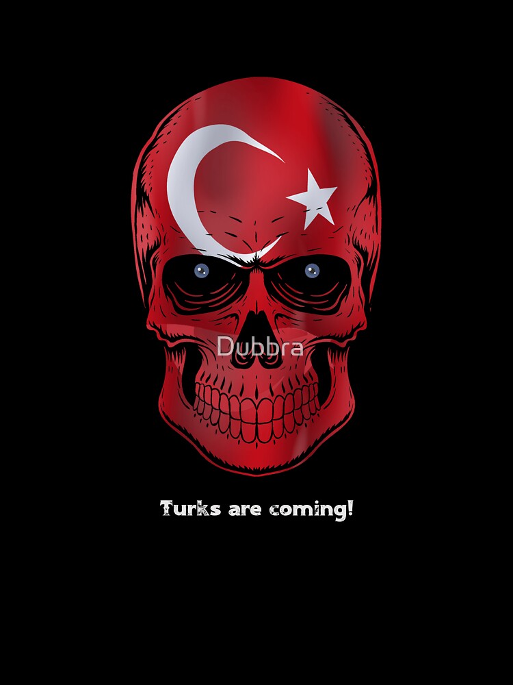 Turkey Football Skull Turks are coming by Dubbra