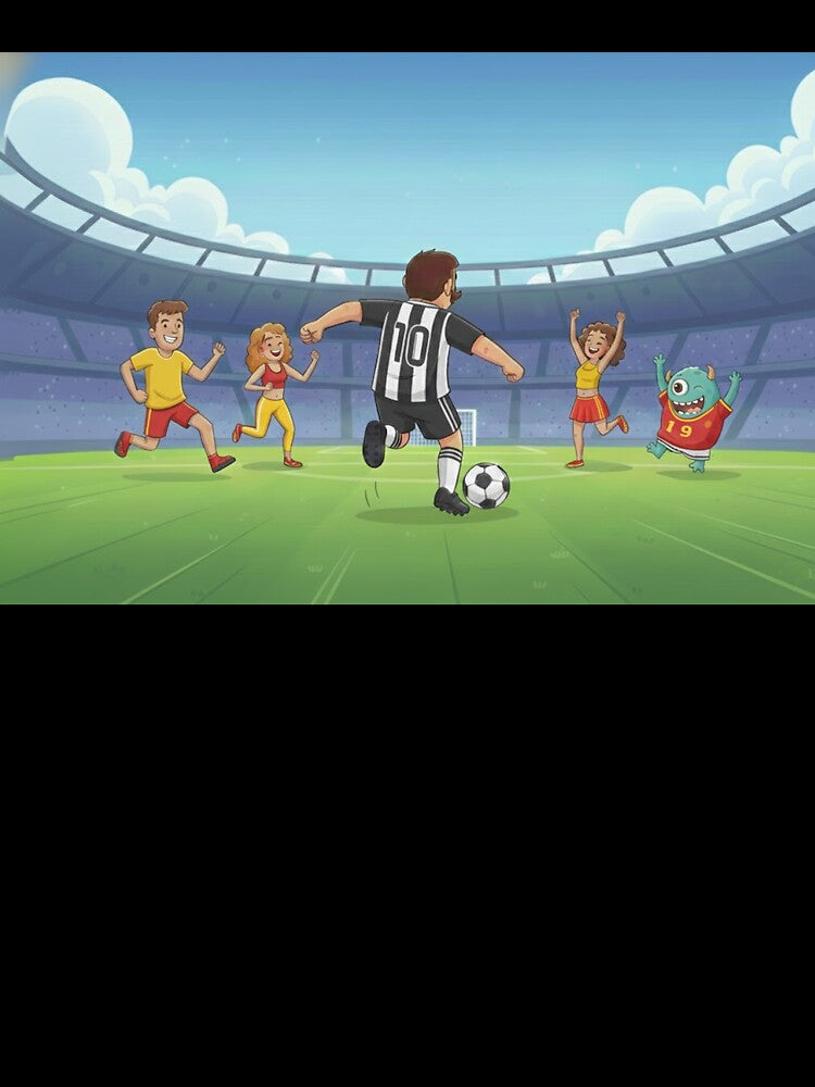 Soccer Hero in Stripe Kit by Krfto