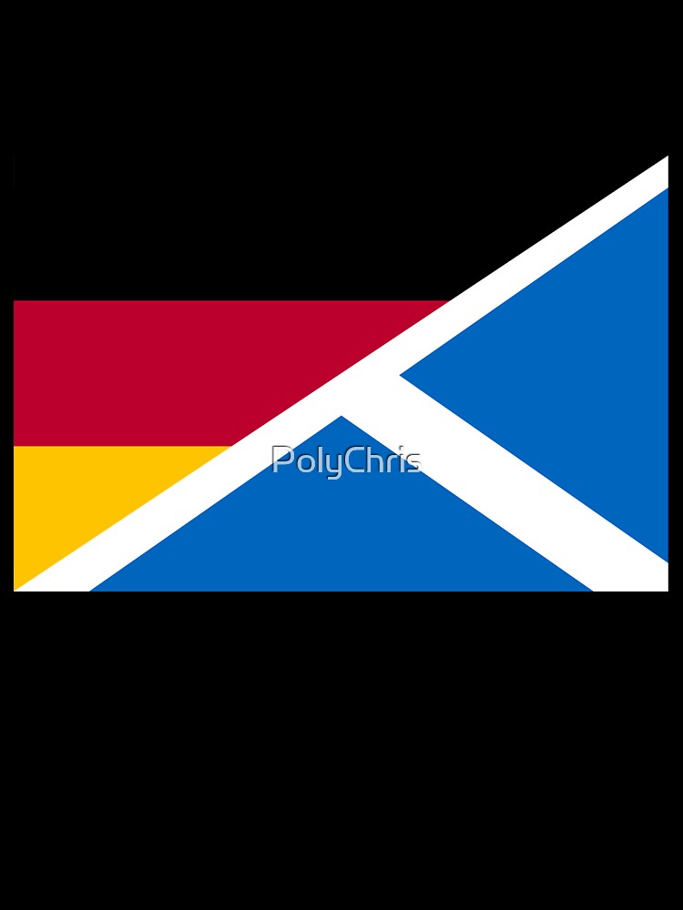 Germany Scotland Flag by Carl's Clothing
