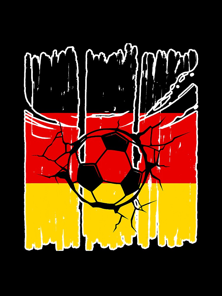 Vintage German Flag Soccer Ball German by NeverLoseSF