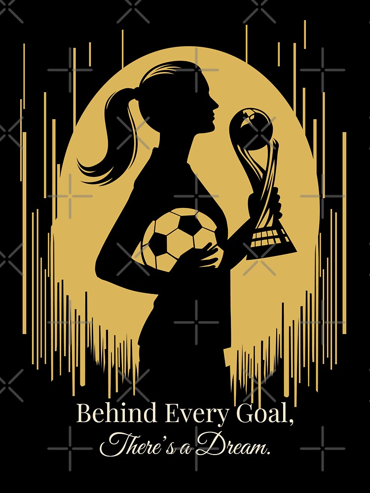 Behind Every Goal There’s a Dream – Inspirational Football Quote Design by socozora