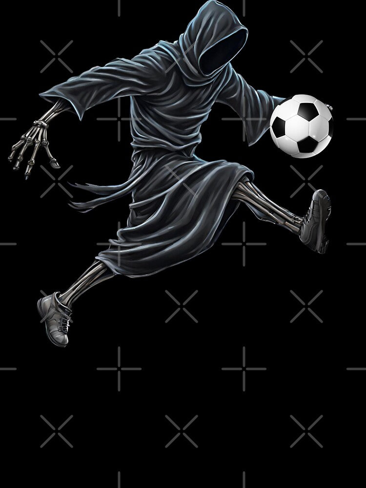 Skeletor Death Playing Football by Aquillashop