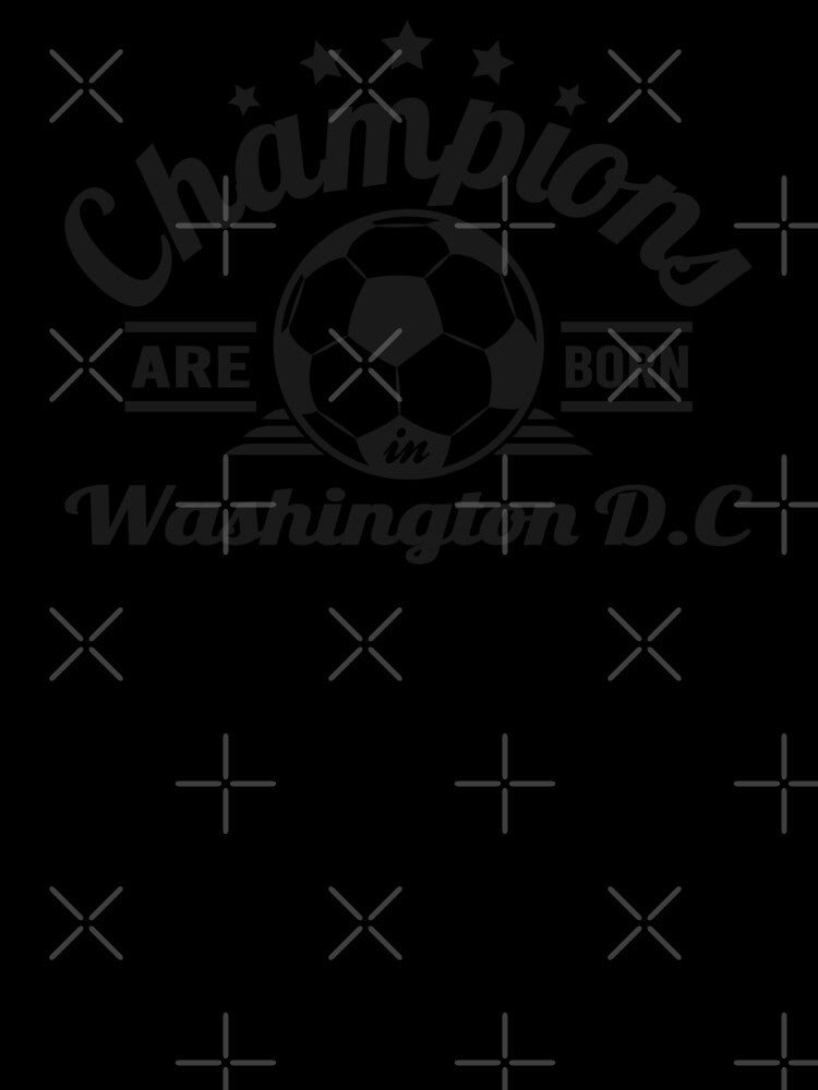 Champions Are Born In Washington D.C , Soccer fans vintage gift by lamjar-art