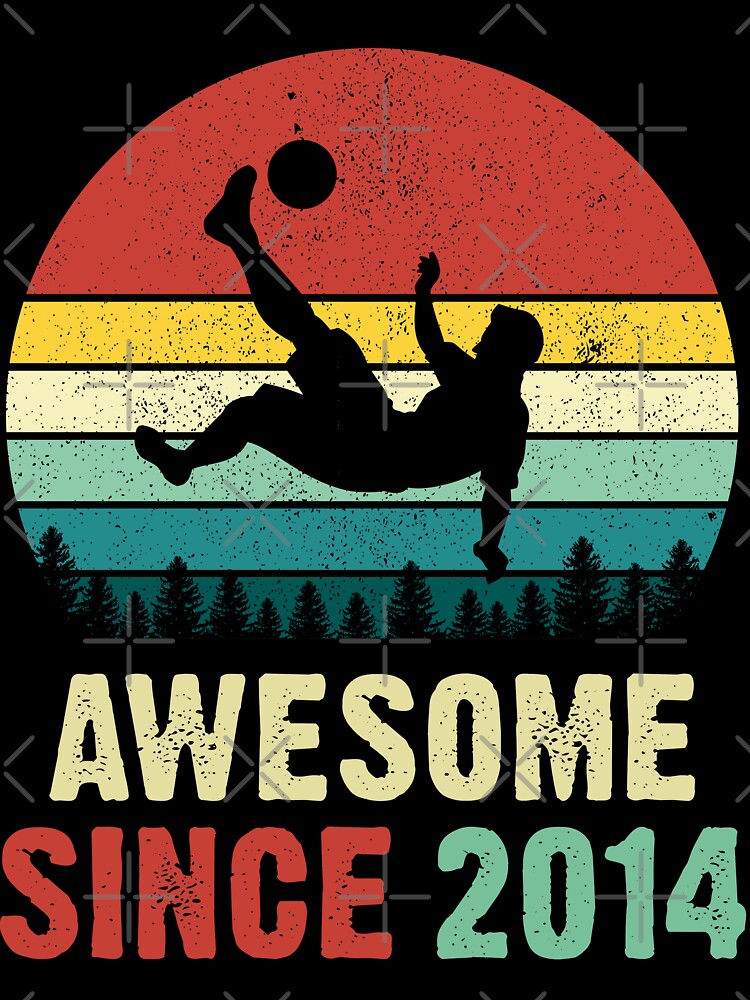 7th Birthday Soccer Lovers Awesome Since 2014 by TheWildStyle