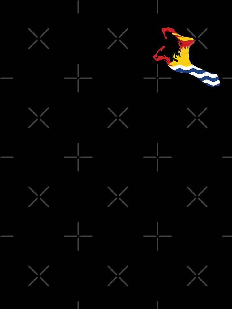 Flag Map of Kiribati by feether-store