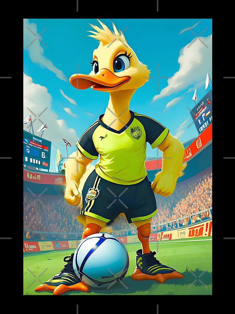 Soccer duck player in stadium by Creative Visualize