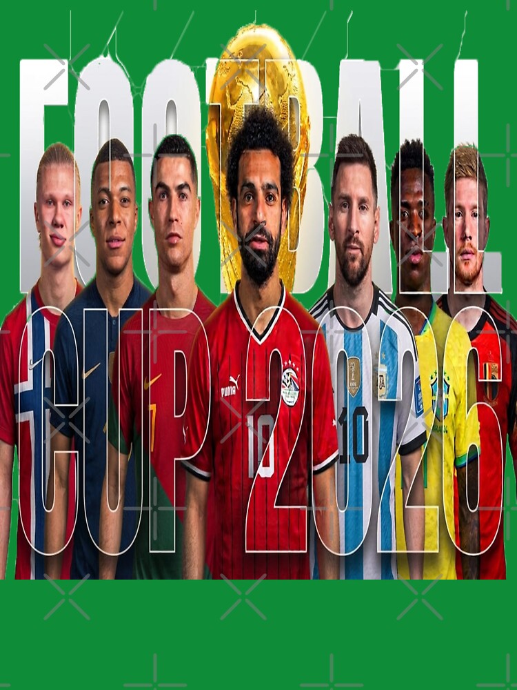 Football Cup 2026 Superstars Typography Art by Scorpionshop90