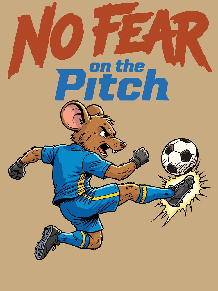 No Fear on the Pitch – Fearless Soccer Mouse by CARPIO Creations