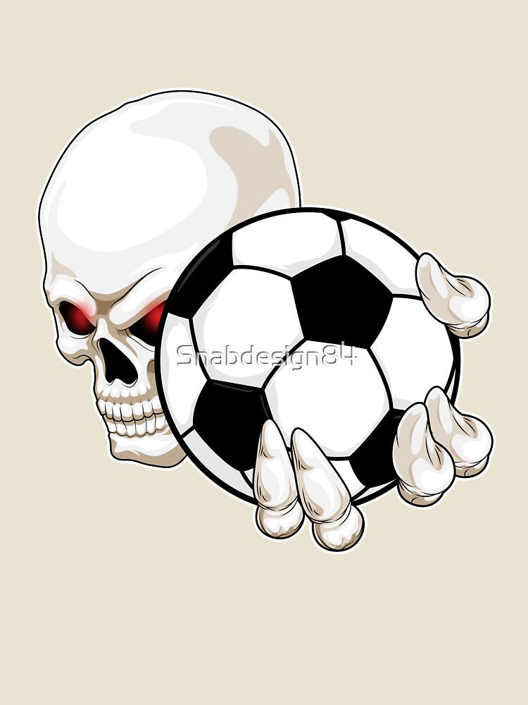 Skull Soccer player Soccer by Snabdesign84