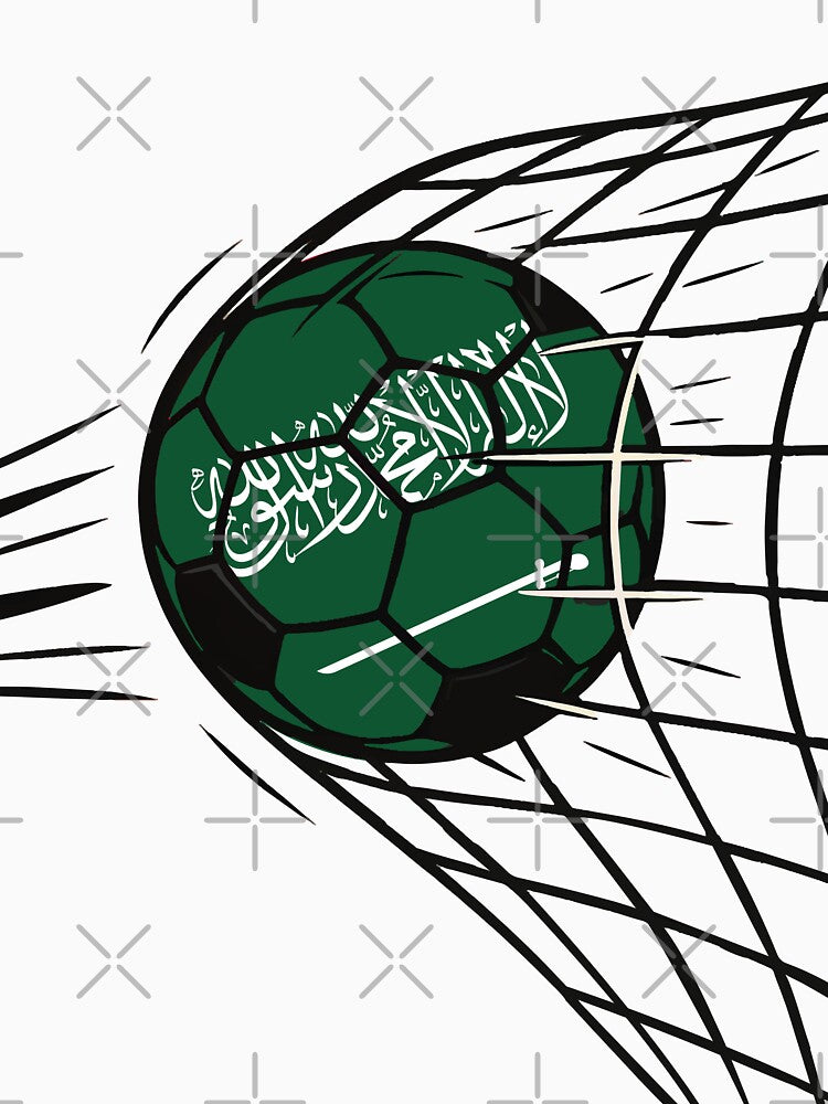 Saudi Flag Soccer by Mo5tar