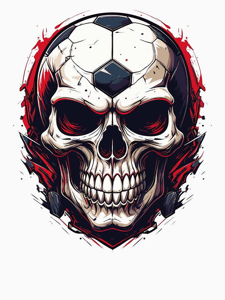 Football Skull – Dark Soccer Design by drizzd