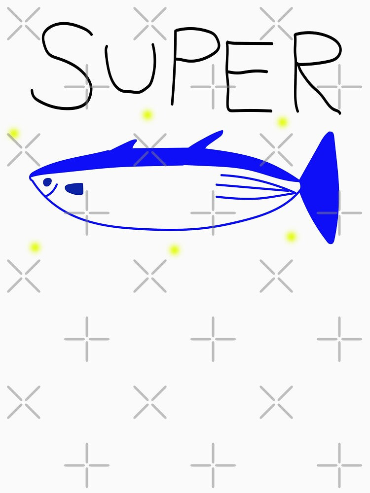 super tuna fish blue by goldenshop22