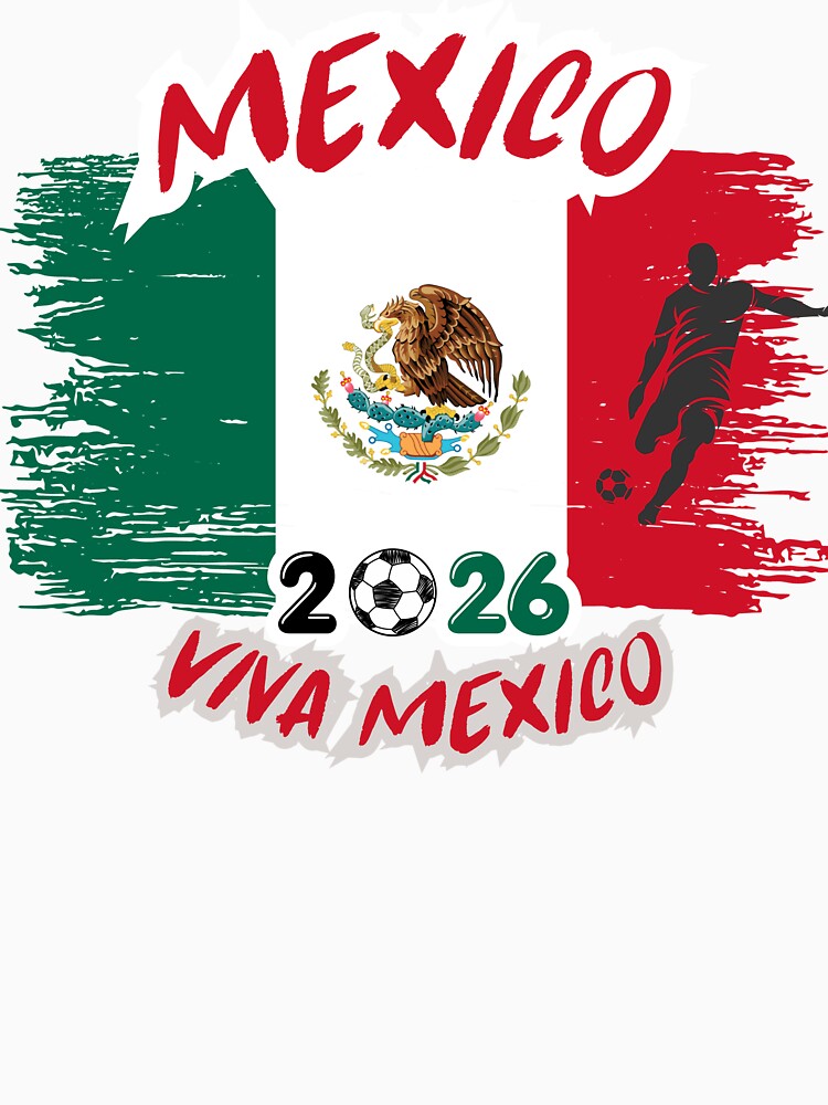 Mexico Viva México Shirt | Mexican Pride Bold Typography Design by ThreadNovaCo