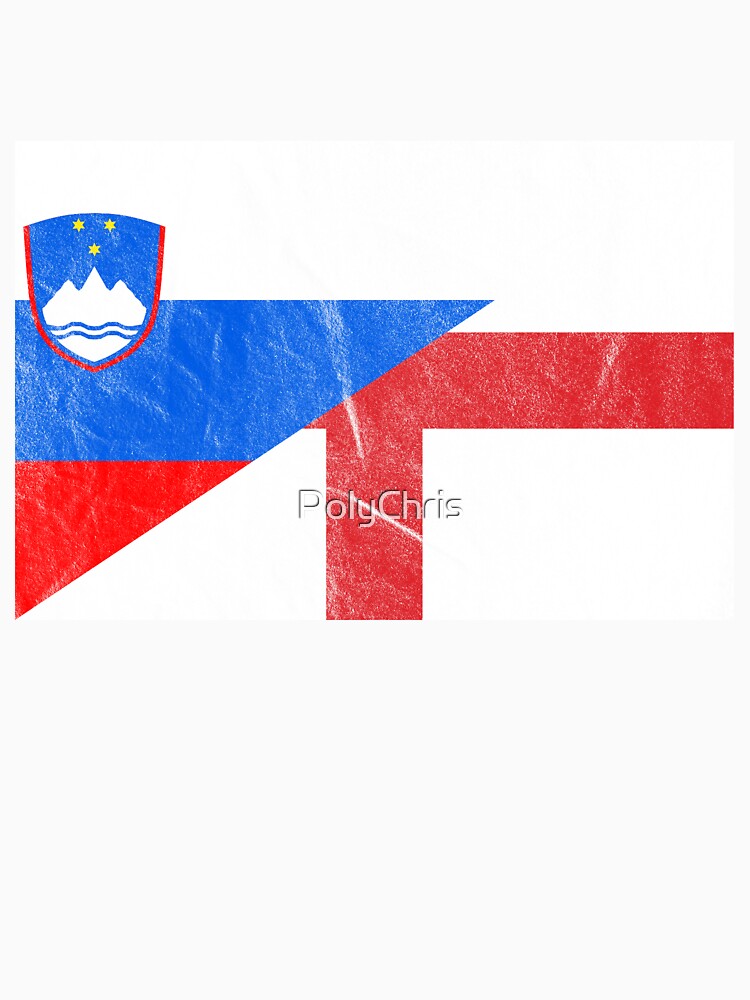 England Slovenia Flag by Carl's Clothing