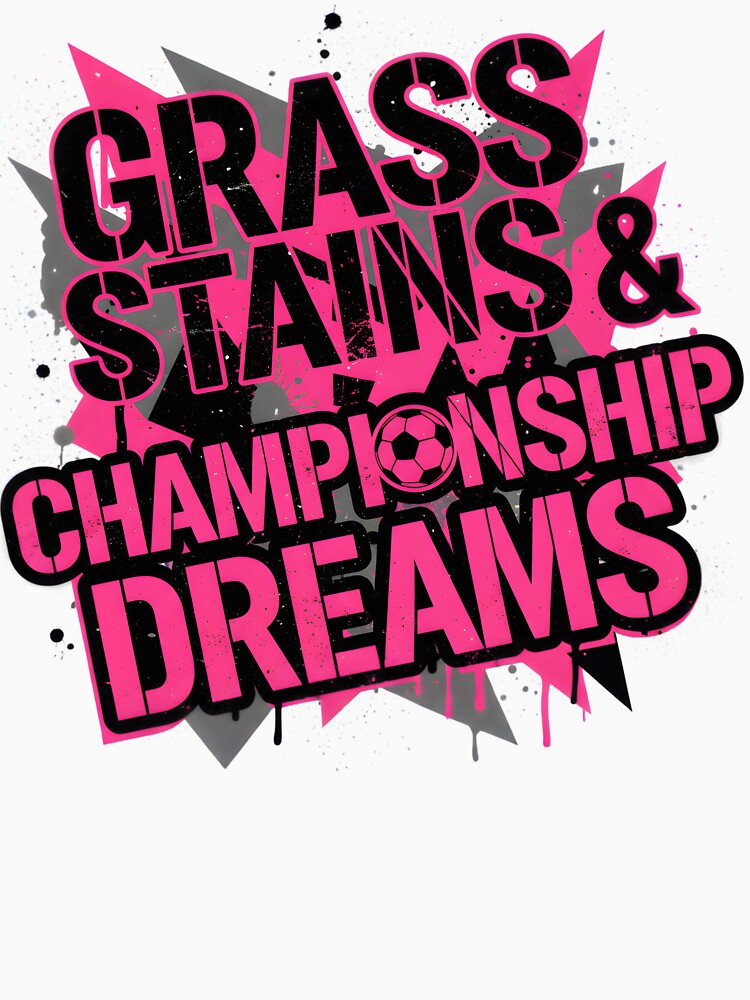 Grass Stains & Championship Dreams Soccer Art by AnnDesignStudio