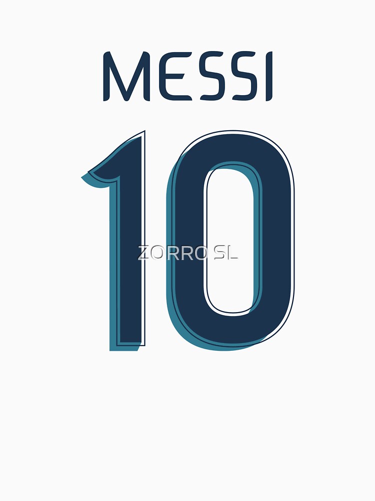 Messi 10 Minimalist Streetwear by ZORRO SL