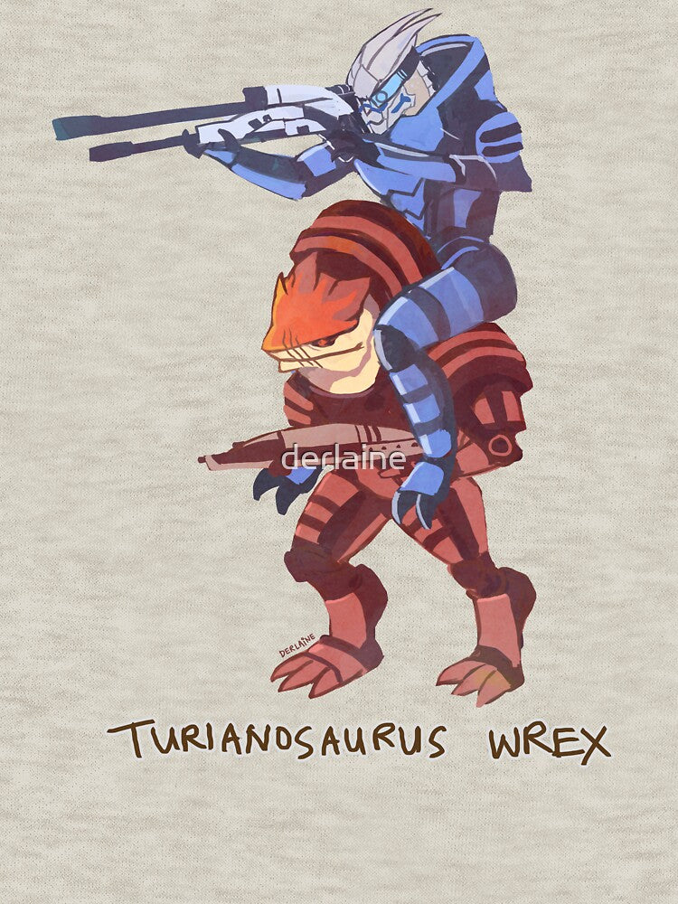Turianosaurus Wrex by derlaine