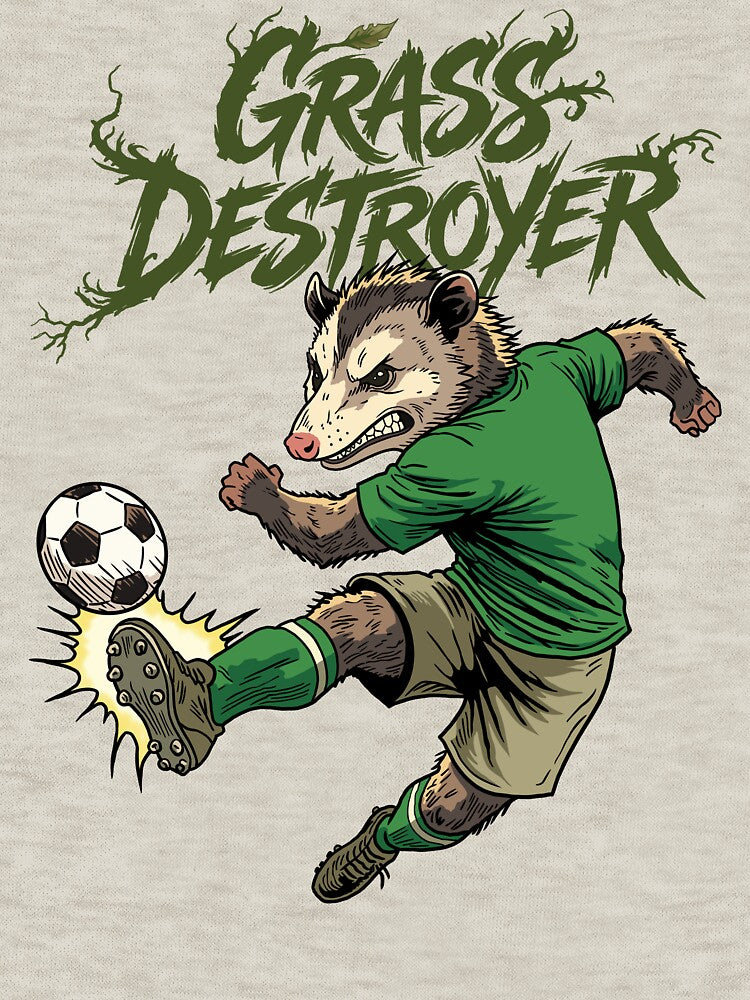 Grass Destroyer – Savage Soccer Possum by CARPIO Creations