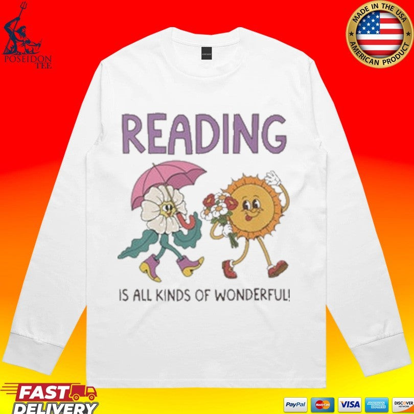 Reading Is All Kinds Of Wonderful Teacher Team T-shirt