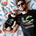 Dad and Son Matching Turtle Shirt Set, First Father's Day Gifts, Dad Baby Shirt