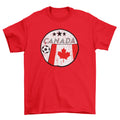 CANADA Football T-Shirt Retro Circle, Adults Kids Or Baby, World Cup 2026 Kit