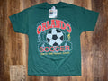 Vintage Hanes 1996 Atlanta Olympics Orlando Soccer T Shirt Sz XL Green USA NWT
