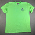Y2K Bayside T-Shirt XL Green USA Flag 9/11 I Don’t Forget Quote Tee USA