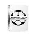 Personalized Soccer Spiral Notebook - Customize Name and Number - Gift Soccer