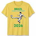 Brazil Unisex Football T Shirt Game Day Soccer Fan Game Gift Mens Womens Tee
