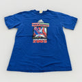 Vtg y2k Adidas Mens Blue Vancouver International Half Marathon 2003 T-Shirt L