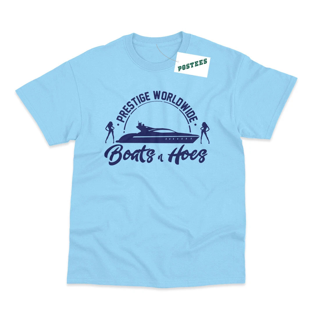 Boats N Hoes Inspired by Step Brothers Printed T-Shirt