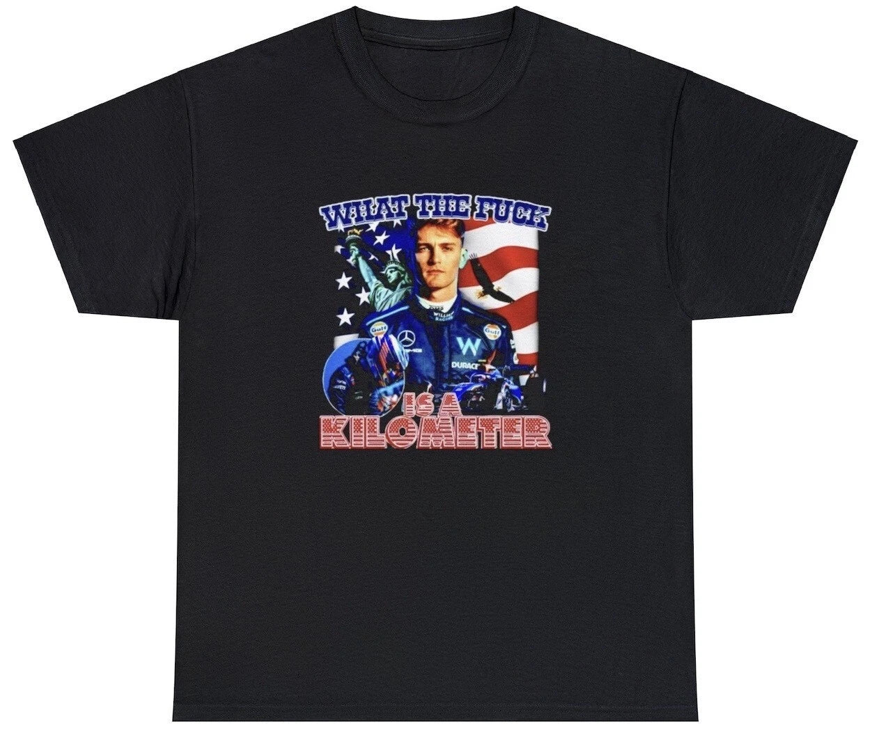 Logan Sargeant F1 Shirt T Shirt Funny Wtf Is Kilometer Formula 1 Racing Tee