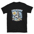 Uruguay World Cup Football Fan T-Shirt Sky Blue & Black Supporter Unisex