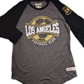 Los Angeles Football Club Henley Shirt Mens XL 3/4 Sleeve MLS Mitchell & Ness