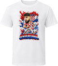 Josko Gvardiol Croatia Soccer Caricature 2026 World Cup T Shirt