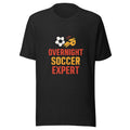 Overnight Soccer Expert Shirt Funny World Cup 2026 Watch Party Mens Tee Gift