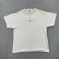 Vintage Fruit Of The Loom Mens XL White T Shirt Futbol 2004 East Graphic Tee 90s