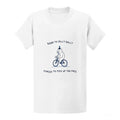 Funny Bear Cycling Shirt Born to Dilly Dally Graphic Tee for Men Women