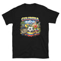 Colombia Passion World Cup Football Fan T-Shirt  Yellow, Blue & Red Unisex