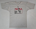 Vtg 80s 1984 Champion NCAA Final Four Seattle Basketball Jersey T Shirt Men's L