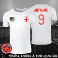 England Personalised Football Fans T-shirt Mens Ladies Kids World Cup LGBTQ+