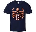 Caleb Williams Bear Down Fingers Football Fan T Shirt