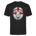 England St George Flag Lion Face T Shirt England Football Fan Supporter Tee